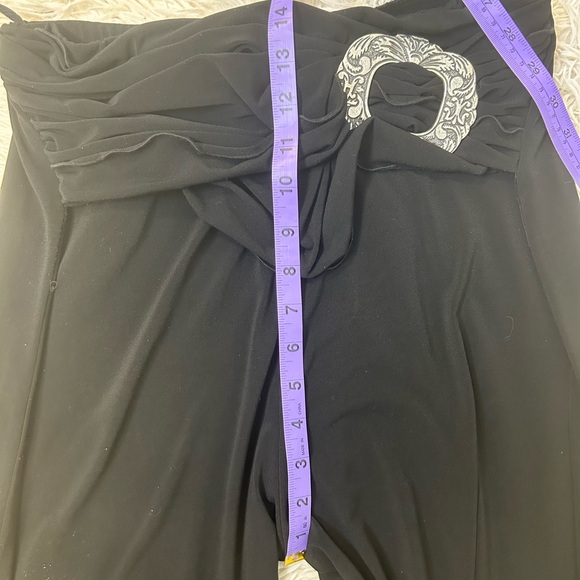 ◾️Joseph Ribkoff Wide Leg Stretch Pant With Belt Accent - Picture 8 of 9